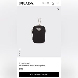 PRADA Re-Nylon mini pouch